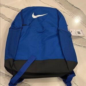 Nike Men's Backpack Royal Blue and Black - NWT
